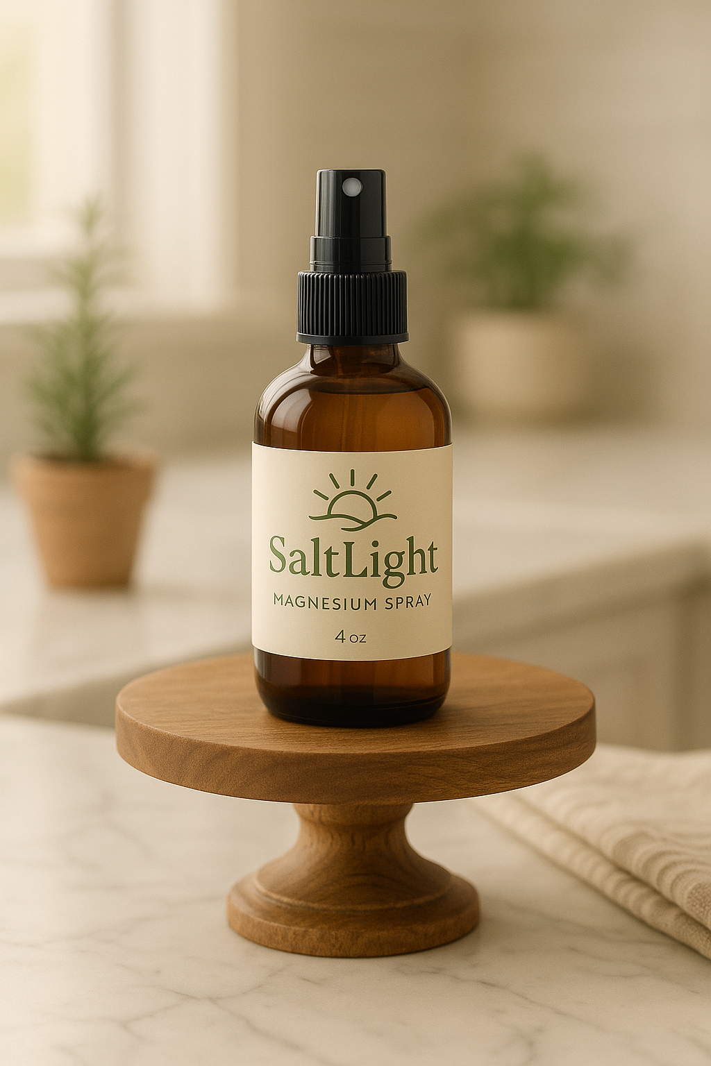 SaltLight Magnesium Spray 4 oz - Unscented