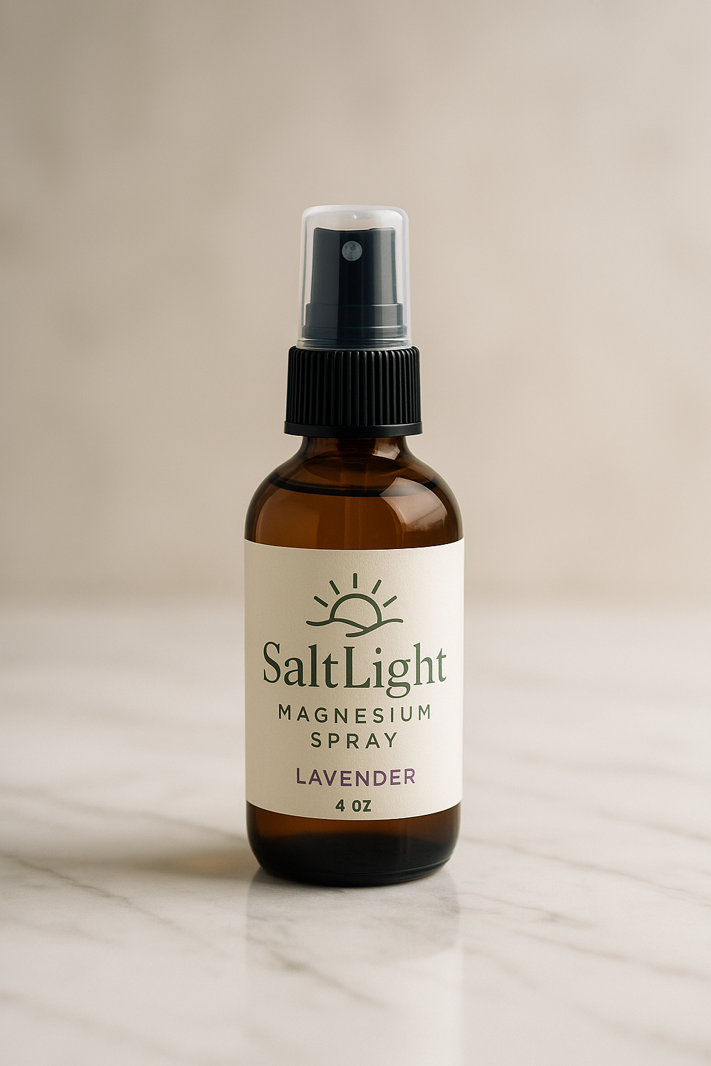 SaltLight Magnesium Spray 4 oz - Lavender